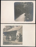 Cca 1890 Japán, 4 Db Jelzés Nélküli Vintage Fotó, 9x14 Cm-es Fotópapíron 7x7 Cm-es Képek - Autres & Non Classés