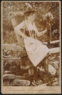 Cca 1880 Ausztria, Szüretelő Asszony Fotója / Austrian Grape Picking Woman. 11x17 Cm - Autres & Non Classés