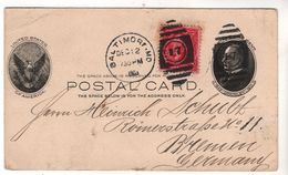 Nr. 9672,  Ganzsache USA, Baltimore Nach Bremen - 1901-20
