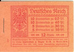 DEUTSCHES REICH / GERMANY EMPIRE, 1921, Booklet / Markenheftcehn MH 15A  Onr 1 - Libretti