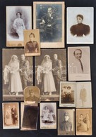 Cca 1870-1910 Vegyes Fotó Hagyaték Tétel, Benne Több Katonai, 18 Db - Autres & Non Classés