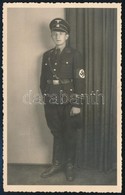 1939 Német SS Totenkopf Katona Fotója / SS Soldier Photo, 13x8 Cm - Autres & Non Classés