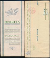 1944 A Zrinyi M. Honvéd Gyalogsági Hadapródiskola Meghívója Zrínyi Emléknapra - Autres & Non Classés