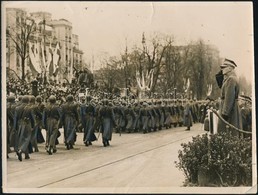 1938 A Lengyel Hadsereg Díszfelvonulása Rydz-Smigly Tábornagy Előtt, Lengyelország Felszabadulásának 20-ik évfordulóján, - Autres & Non Classés