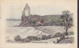 United Kingdom PPC Scotland Greenan Castle, Ayr AYR 1937 TUCK's Postcard (2 Scans) - Ayrshire