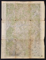 1915 Katonai Térképek, összesen 5 Db Szombathely, Budapest,  Pozsony, Magyaróvár, Budapest Észak (és Környéke) Katonai T - Other & Unclassified