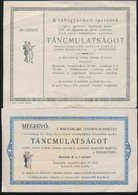 1927-1930 5 Db Meghívó, Reklám - Non Classés