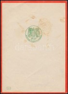 Cca 1930 Magyar Királyi Posta Díszes Távirat, Biczó András Magyar Lakodalom Képével, 25x18,5 Cm - Unclassified