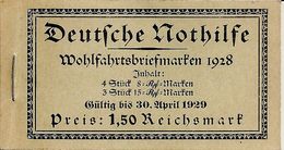 DEUTSCHES REICH / GERMANY EMPIRE, 1928, Booklet / Markenheftcehn MH 27.3 - Cuadernillos
