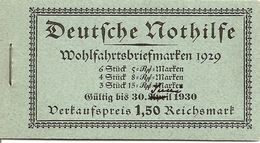 DEUTSCHES REICH / GERMANY EMPIRE, 1929, Booklet / Markenheftcehn MH 28.2 - Cuadernillos