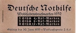 DEUTSCHES REICH / GERMANY EMPIRE, 1932, Booklet / Markenheftchen MH 31 - Cuadernillos