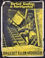 1937 Hollós Endre (1907 - ? ): 'Tartsd Tisztán A Búvólyukat!' Baleset Ellen Védekezz!' O.T.I. Balesetelhárítási Propagan - Other & Unclassified