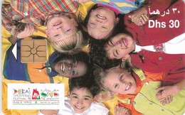 United Arab Emirates, AE-ETI-CHP-0053, 1998, Six Children (C/N "9801"), 2 Scans. - Emirati Arabi Uniti