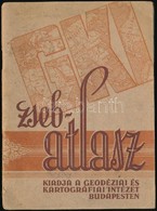 GKI Zsebatlasz. Budapest, é.n., Geodéziai és Kartográfiai Intézet. Tűzött Papírkötés, 32 P. - Non Classés