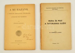 2 Db Történelem Témájú Könyv: Öveges Kálmán: A Mi Hazánk. A Magyar Királyság Földrajza A Magyar Nép Számára. I. Rész. Bp - Unclassified