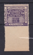 Colis Postaux De Paris Pour Paris N° 50** - Mint/Hinged