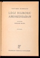 Vittorio Mussolini: Légi Háború Abessziniában. Fordította: Brelich Mario. Világjárók. Utazások és Kalandok. Bp., é.n., F - Unclassified