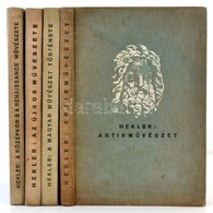 Hekler Antal Négy Könyve: Antik Művészet, A Magyar Művészet Története, A Középkor S A Renaissance Művészete, Az újkor Mű - Non Classés