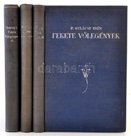 P. Gulácsy Irén: Fekete Völegények I-III. Bp., 1928, Singer és Wolfner. Tizedik Kiadás. Kiadói Egészvászon-kötés, Ex Lib - Unclassified