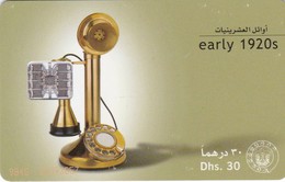 United Arab Emirates, AE-ETI-CHP-0111, Old Telephones, Early 1920's (CN: 984S), 2 Scans. - Emirati Arabi Uniti