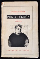 Puszta Sándor: Pók A Tükrön. Versek. Bp.,(1938),Cserépfalvi,(Pápai Ernő-ny.) Kiadói Papírkötés, A Borítón Buday György F - Unclassified