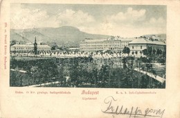 T2/T3 Budapest II. Lipótmező, Cs. és Kir. Gyalogsági Hadapródiskola, Divald Károly 378. Sz. / K.u.K. Inf.-Cadettenschule - Non Classés