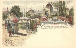 ** T1 Budapest XIV. Iparcsarnok. Ezredéves Országos Kiállítás, Litho 2 Kr Barna Ga. S: Morelli, Dörre - Non Classés