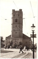 * T1/T2 Debrecen, Széchenyi Utca A Református Kis Templommal, Villamos átszállóhely, Photo - Non Classés