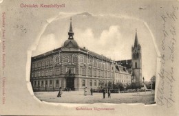 T2 Keszthely, Katolikus Főgimnázium. Art Nouveau - Unclassified