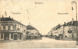 * T2/T3 Kőszeg, Király út, Strucz Szálló, Kopfstein Mór és Bernát üzlete  (EK) - Unclassified