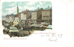 T2 1899 Sopron, Vásár, Piac / Oedenburger Jahrmarkt - Unclassified