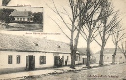 T2/T3 Alsósimánd, Simand; Urbán Kastély, Messer Márton üzlete, Utca Részlet / Castle, Shop, Street View (Rb) - Non Classés