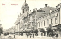 T2/T3 Arad, Andrássy Tér, Steigerwald A. Bútorgyáros, Morgenstern Gyula Fogászata, Ravasz Imre Fényképész, Geller I. és  - Non Classés