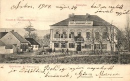 T2/T3 Árkos, Sepsiárkos, Arcus; Községháza, Takarékpénztár, Kárpáti J. üzlete / Town Hall, Savings Bank, Shop (EK) - Non Classés