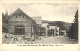 ** T2/T3 Szebenjuharos, Hohe Rinne, Paltinis; Kurhaus 'Tannhof' Auf Der Hohen Rinne / Gyógyház A Hegyen / Spa, Mountain  - Non Classés