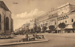 * T2/T3 Eperjes, Presov; Utcakép, Piac, Cipő Raktár és áruház / Street View, Market, Shops  (Rb) - Non Classés