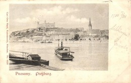 T2 Pozsony, Pressburg, Bratislava; Vár, Hajóállomás, átkelőhely / Castle, Ship Station - Non Classés