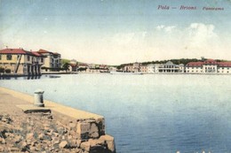 ** T3 Pola, Brijuni (Brioni); Látkép, Kikötő / General View, Port (EB) - Non Classés