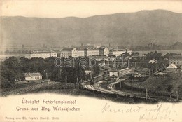 T2 Fehértemplom, Ung. Weisskirchen, Bela Crkva; Vasútállomás Gőzmozdonnyal / Bahnhof / Railway Station With Locomotive - Unclassified