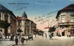 T4 Szabadka Damjanich Utca, Ivanits József üzlete / Street, Shop (gluemark) (b) - Non Classés