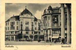 T3/T4 Szabadka, Subotica; Utca, Meinl Gyula üzlete / Street, Shop (fa) - Unclassified
