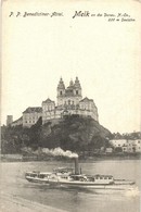 T2 Melk An Der Donau, P.P. Benedictiner Abtei / Abbey, Steamship - Non Classés