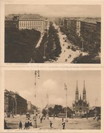 ** Vienna, Wien - 6 Db Régi Osztrák Városképes Lap, Utcaképek Villamossal, Templomok. Nagyon Jó állapotban / 6 Pre-1945  - Non Classés