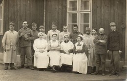 ** T2/T3 Vienna, Wien, Grinzing; K.u.K. Kriegsspital / Military Hospital, Group Photo - Unclassified