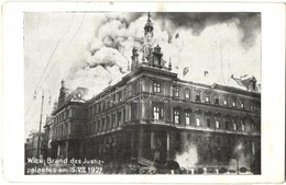 ** T3 1927 Vienna, Wien; Brand Des Justizpalastes Am 15 Juli / The Burning Palace Of Justice (tear) - Non Classés