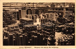 ** T2/T3 Boulogne-Billancourt, Paris; Usines Renault, Magasin De Piéces De Rechange / Automobile Factory Interior (EB) - Non Classés