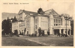 ** T2/T3 Merano, Meran (Südtirol); Stadttheater / Theatre (from Postcard Bookelt) - Non Classés