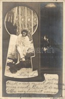 2 Db RÉGI Finoman Erotikus Motívumlap / 2 Pre-1945 Gently Erotic Motive Postcards - Unclassified