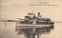 * T1/T2 Piroscafo In Rotta Per Santa Maria Elisabetta, Lido Venezia / SS  Laguna - Non Classés