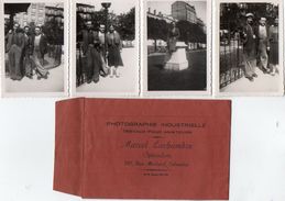 PHOTO 415 - Photo Originale X 4 + Pochette Du Photographe - Photographie Industrielle Marcel LACHAMBRE à COLOMBES - Places